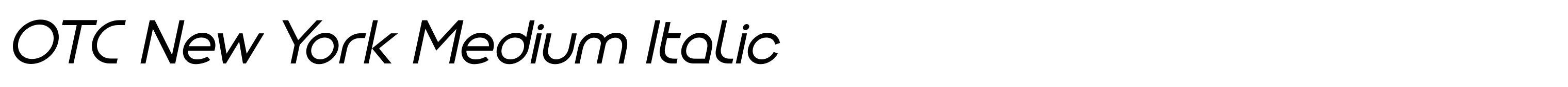 OTC New York Medium Italic
